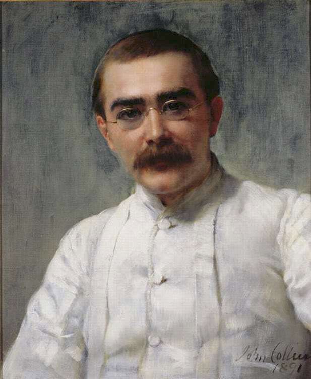 Rudyard Kipling, Porträt von John Collier, 1891